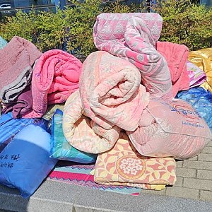 뽀송뽀송 이불세탁서비스 진행