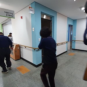 화재대피훈련 진행