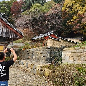 핸드폰활용교육 참여자 야외수업 진행